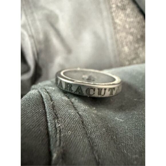 Baracuta Jacket Black Coat Double Overcoat Quilted Parka Wool Lined Trench Sz M - Picture 9 of 15